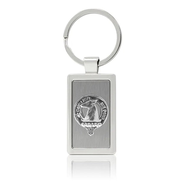 Colville Clan Crest Stainless Steel Key Ring