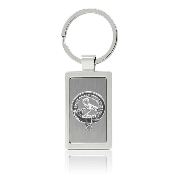 Cranston Clan Crest Stainless Steel Key Ring
