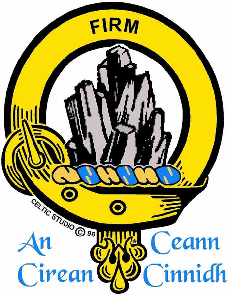 Dalrymple Clan Crest Stainless Steel Key Ring