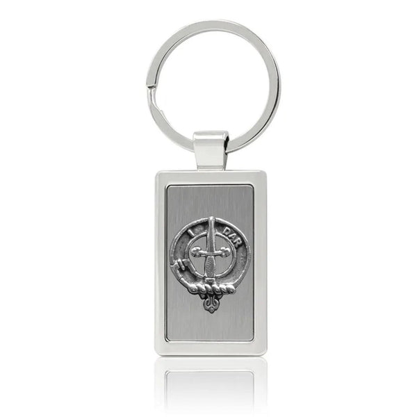 Dalzell Clan Crest Stainless Steel Key Ring