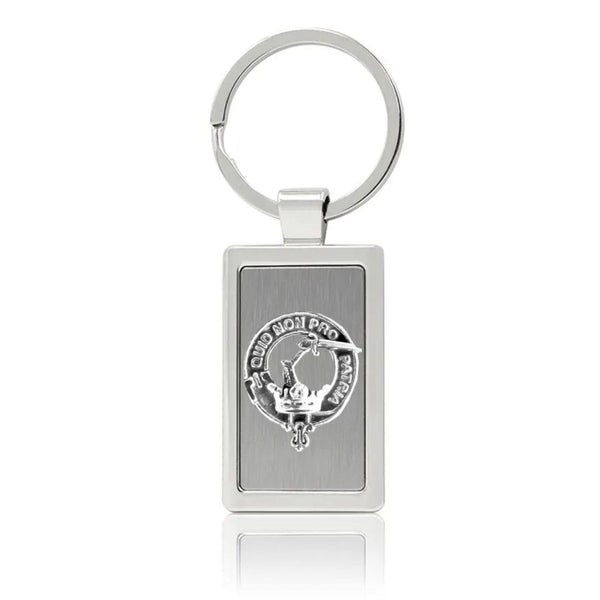 Dewar Clan Crest Stainless Steel Key Ring