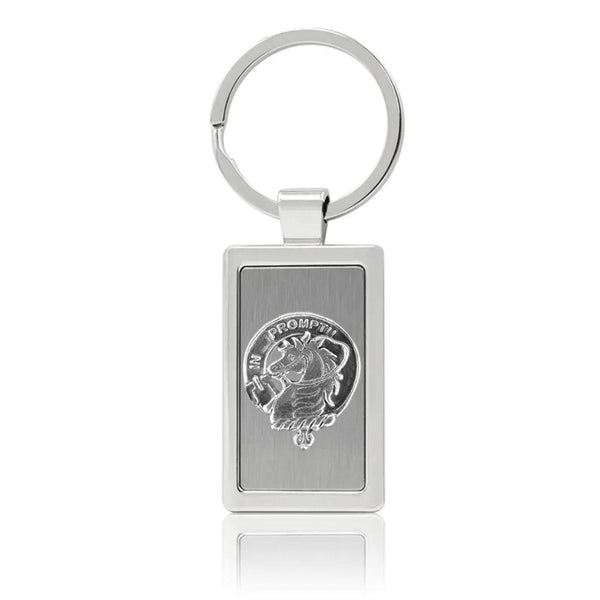Dunbar Clan Crest Stainless Steel Key Ring