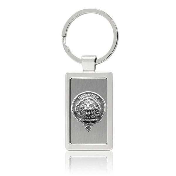 Dundas Clan Crest Stainless Steel Key Ring