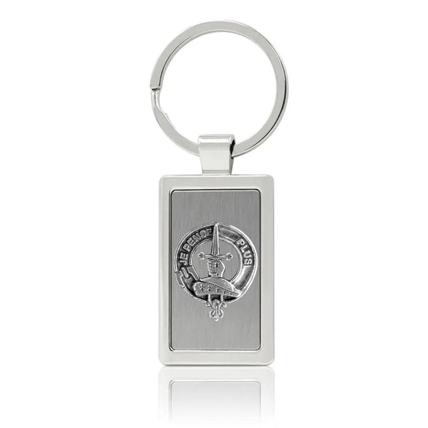 Erskine Clan Crest Stainless Steel Key Ring
