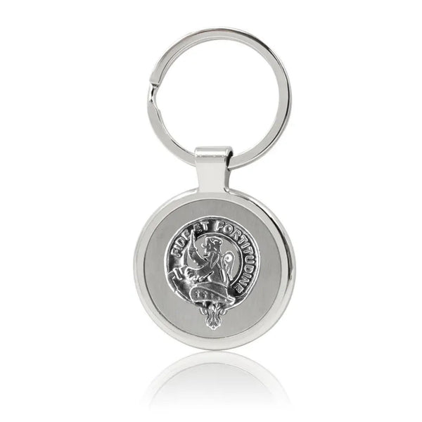 Farquharson Clan Crest Stainless Steel Key Ring