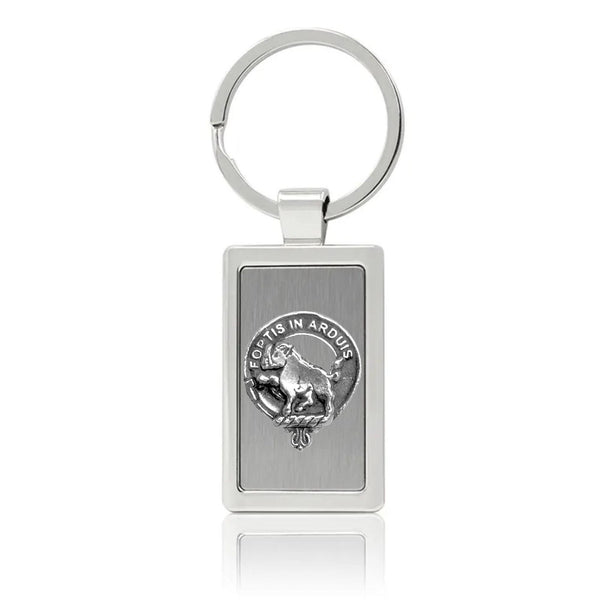 Finlay Clan Crest Stainless Steel Key Ring
