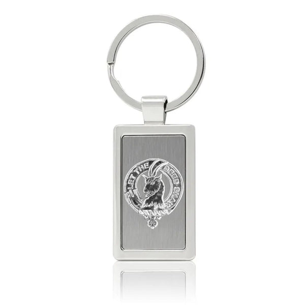 Fleming Clan Crest Stainless Steel Key Ring
