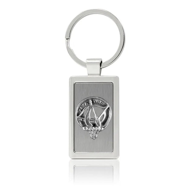 Fletcher Clan Crest Stainless Steel Key Ring