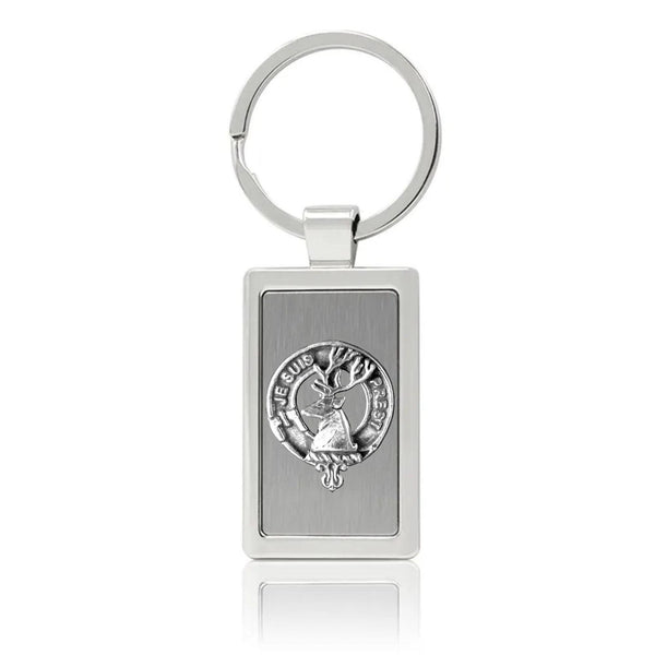 Fraser Lovat Clan Crest Stainless Steel Key Ring