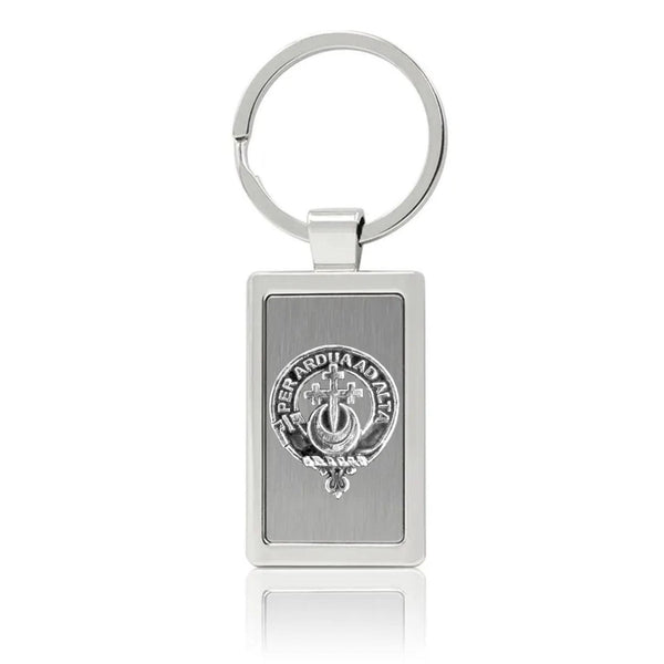 Hannay Clan Clan Crest Stainless Steel Key Ring