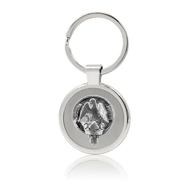 Hay Clan Clan Crest Stainless Steel Key Ring
