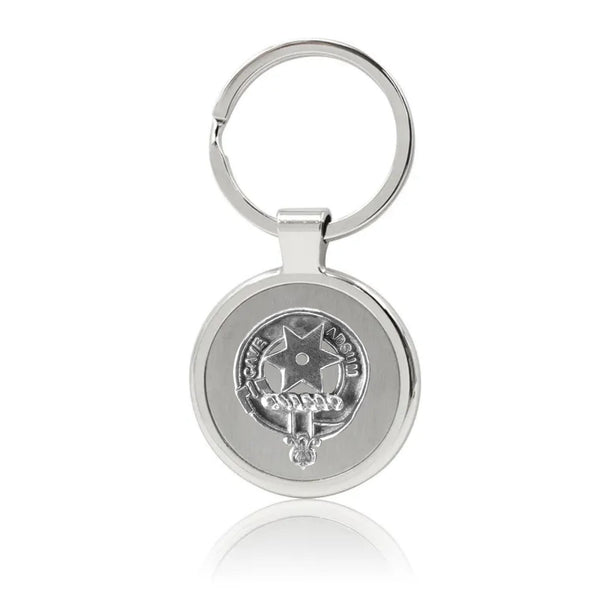 Jardine Clan Crest Stainless Steel Key Ring