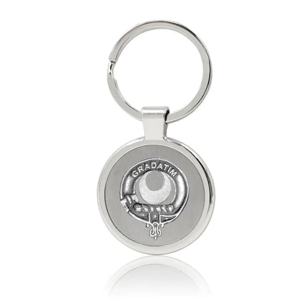 Kilgour Clan Crest Stainless Steel Key Ring