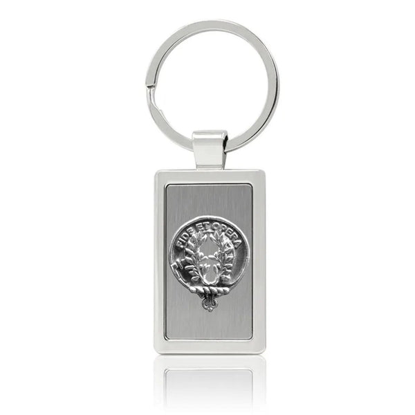 MacArthur Clan Crest Stainless Steel Key Ring