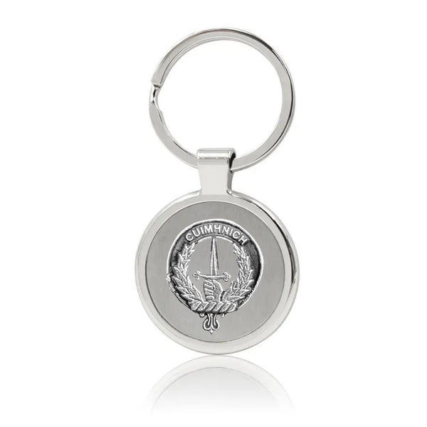 MacDonald (Glencoe) Clan Crest Stainless Steel Key Ring