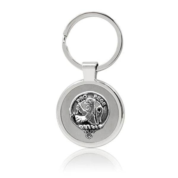 MacFie Clan Crest Stainless Steel Key Ring