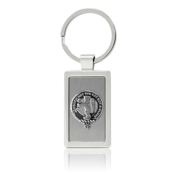 MacIntosh Clan Crest Stainless Steel Key Ring