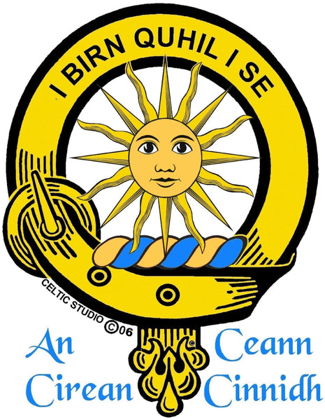 MacLeod (Lewis) Clan Crest Stainless Steel Key Ring