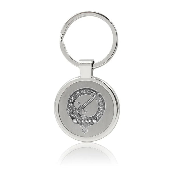 MacMillan Clan Crest Stainless Steel Key Ring