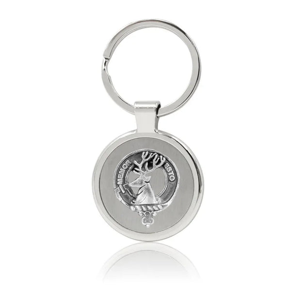 MacPhail Clan Crest Stainless Steel Key Ring