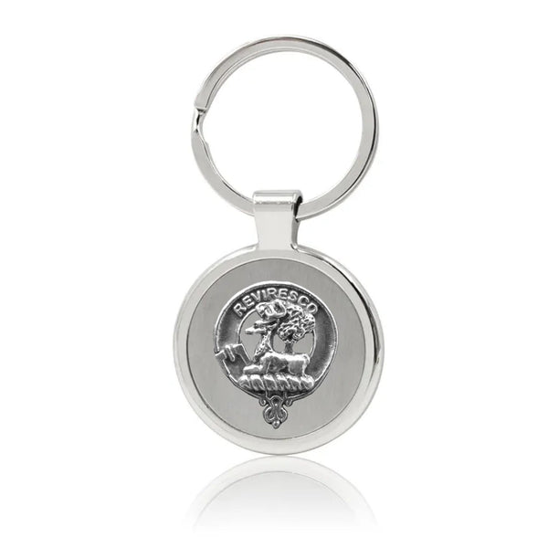 Maxwell Clan Crest Stainless Steel Key Ring