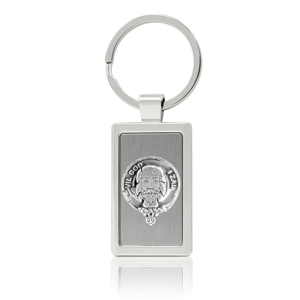 Menzies Clan Crest Stainless Steel Key Ring