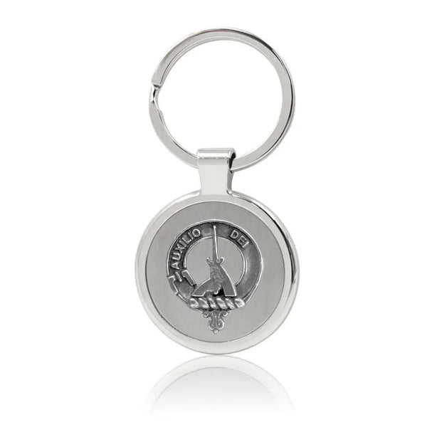 Muirhead Clan Crest Stainless Steel Key Ring