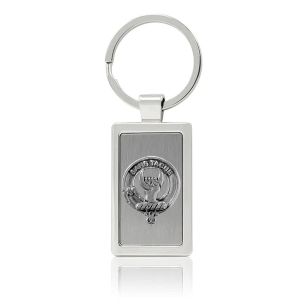 Napier Clan Crest Stainless Steel Key Ring