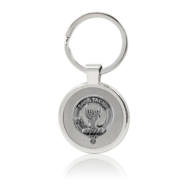 Napier Clan Crest Stainless Steel Key Ring