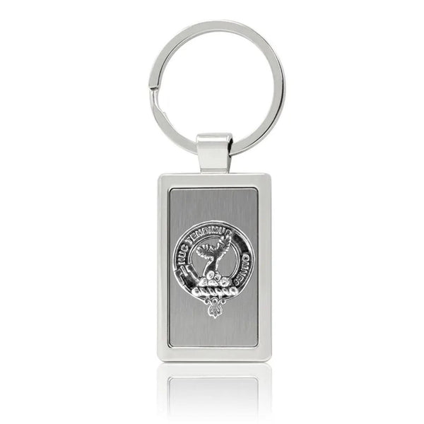 Paterson Clan Crest Stainless Steel Key Ring