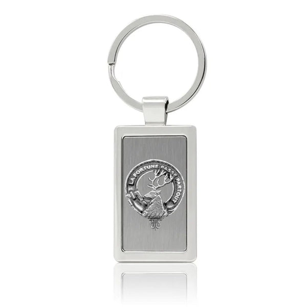 Rollo Clan Crest Stainless Steel Key Ring