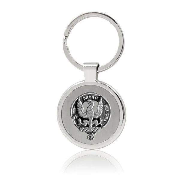 Sandilands Clan Crest Stainless Steel Key Ring