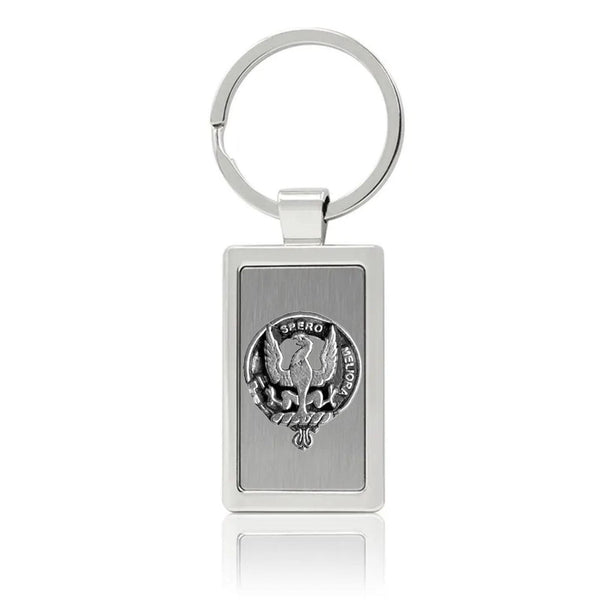 Sandilands Clan Crest Stainless Steel Key Ring