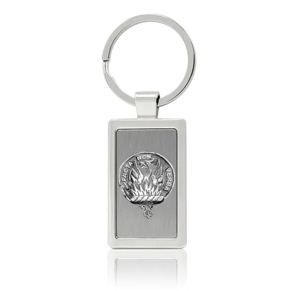 Snodgrass Clan Crest Stainless Steel Key Ring