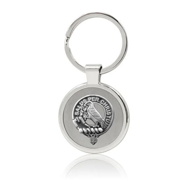 Abernethy Clan Crest Stainless Steel Key Ring