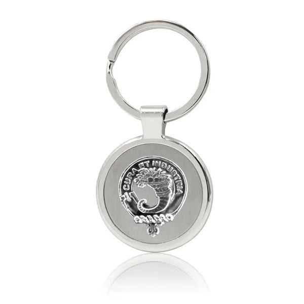 Walker Clan Crest Stainless Steel Key Ring