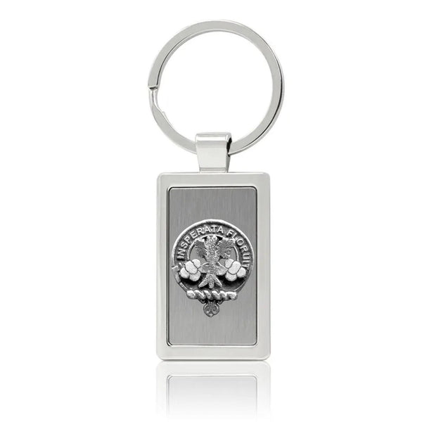 Watson Clan Crest Stainless Steel Key Ring
