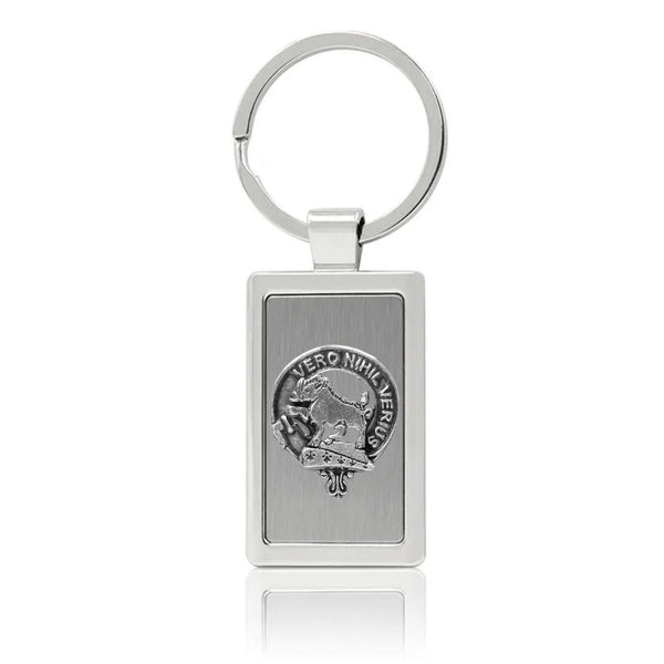 Weir Clan Crest Stainless Steel Key Ring