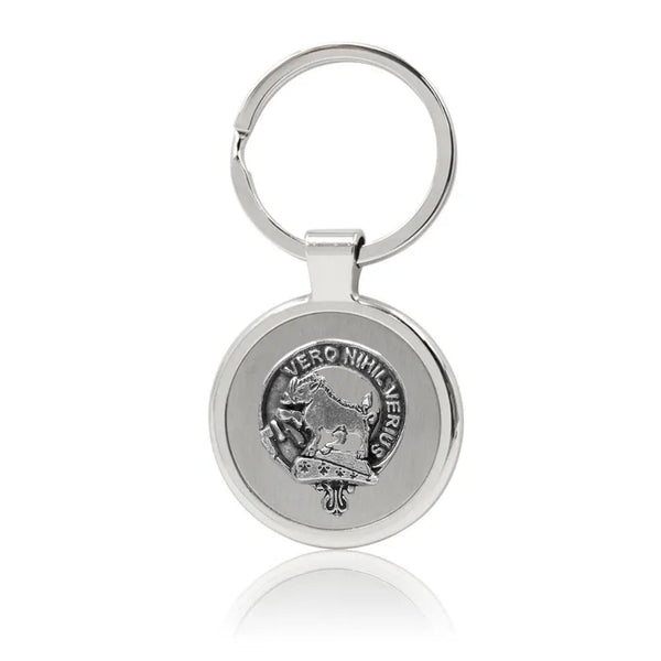 Weir Clan Crest Stainless Steel Key Ring