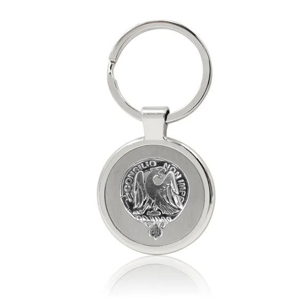 Agnew Clan Crest Stainless Steel Key Ring