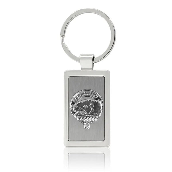 Beaton Clan Crest Stainless Steel Key Ring