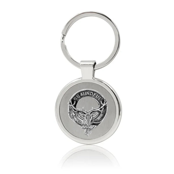 Calder Clan Crest Stainless Steel Key Ring