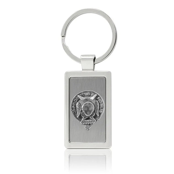 Carruthers Clan Crest Stainless Steel Key Ring