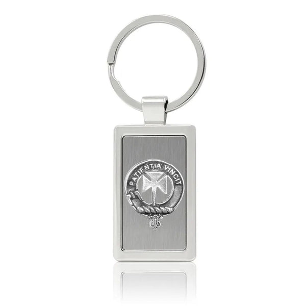 Cheyne Clan Crest Stainless Steel Key Ring