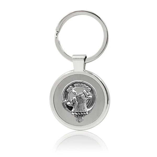 Christie Clan Crest Stainless Steel Key Ring