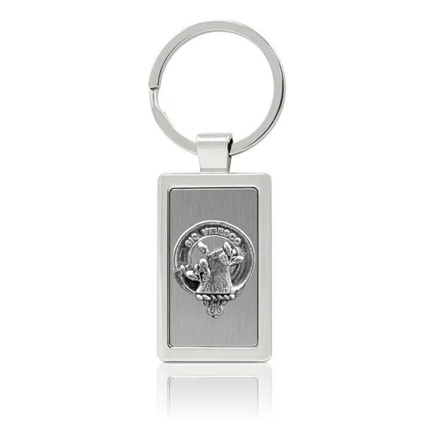 Christie Clan Crest Stainless Steel Key Ring