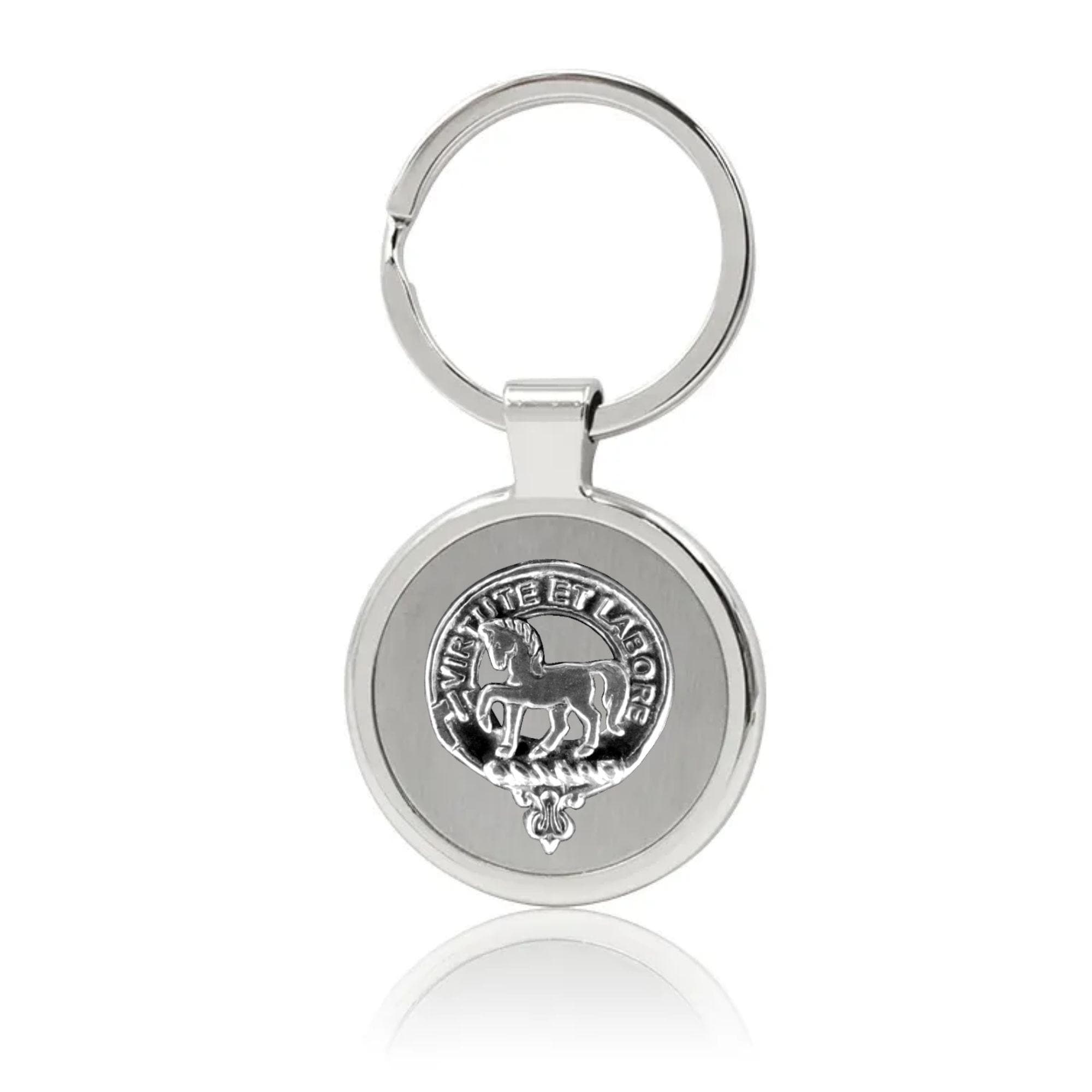 Cochrane Clan Crest Stainless Steel Key Ring