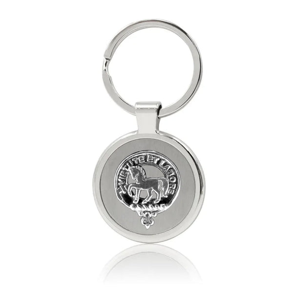 Cochrane Clan Crest Stainless Steel Key Ring