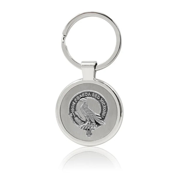 Chalmers Clan Crest Stainless Steel Key Ring