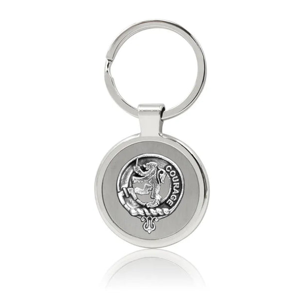 Cumming Clan Crest Stainless Steel Key Ring